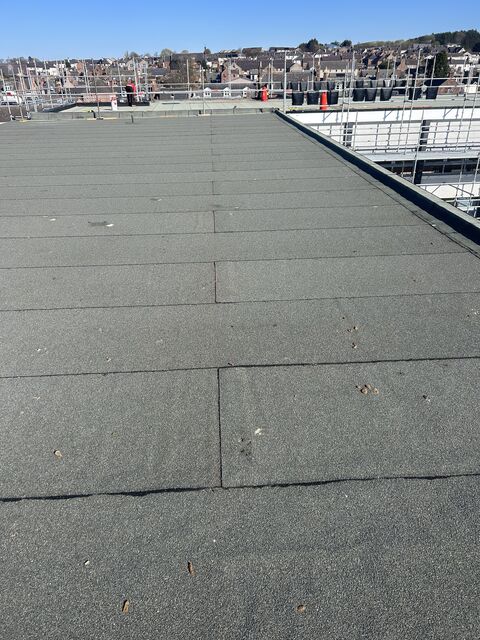 Flat roofing work by Andrew Burns