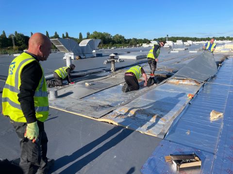 Flat roofing work by Andrew Burns