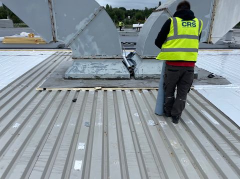 Flat roofing work by Andrew Burns