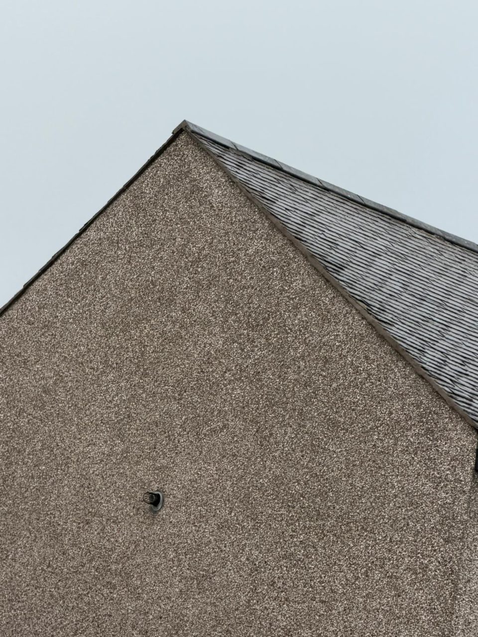 Slate verge and gable apex
