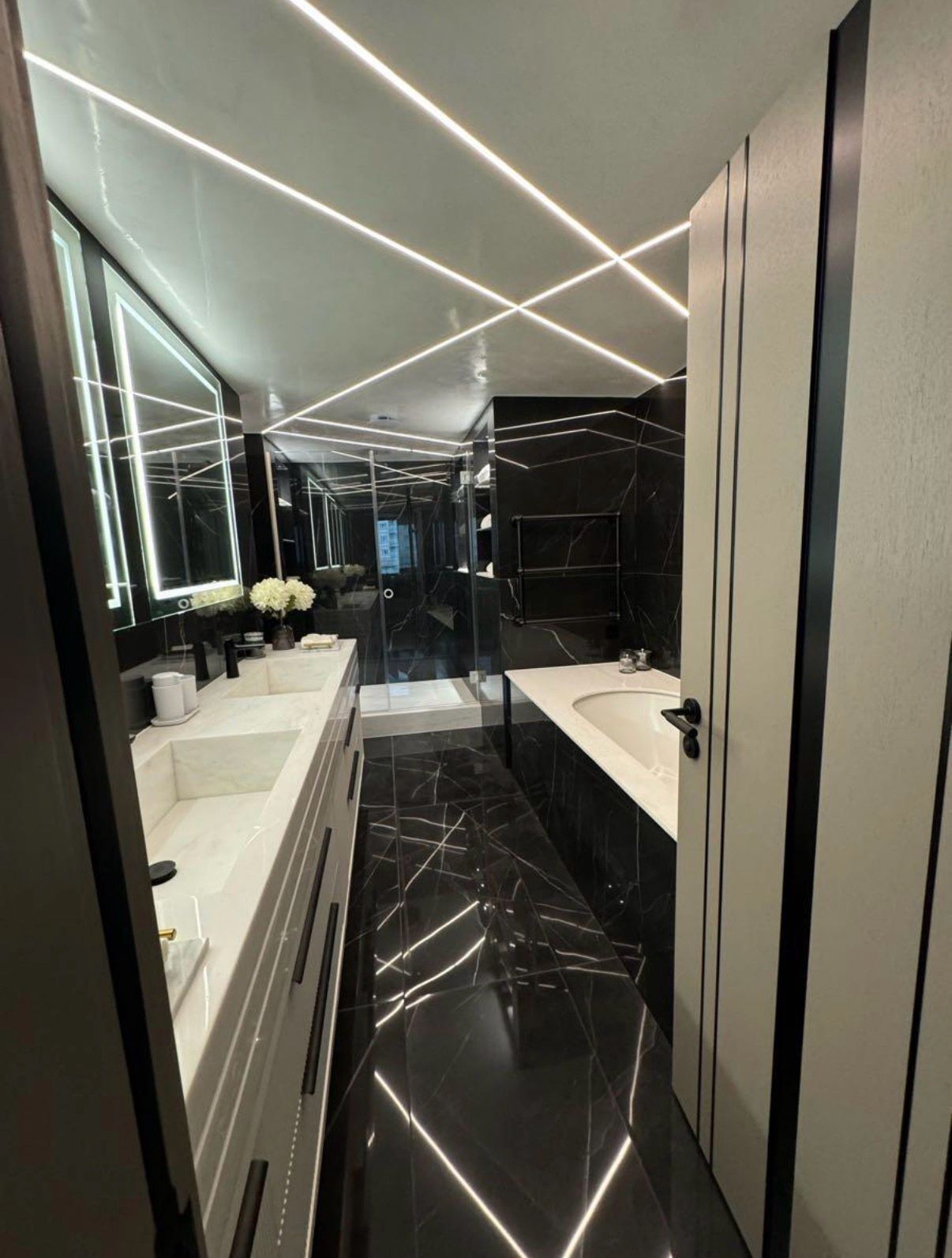 Chelsea Harbour - full rip-out and refurbishment, two flats combined into one penthouse