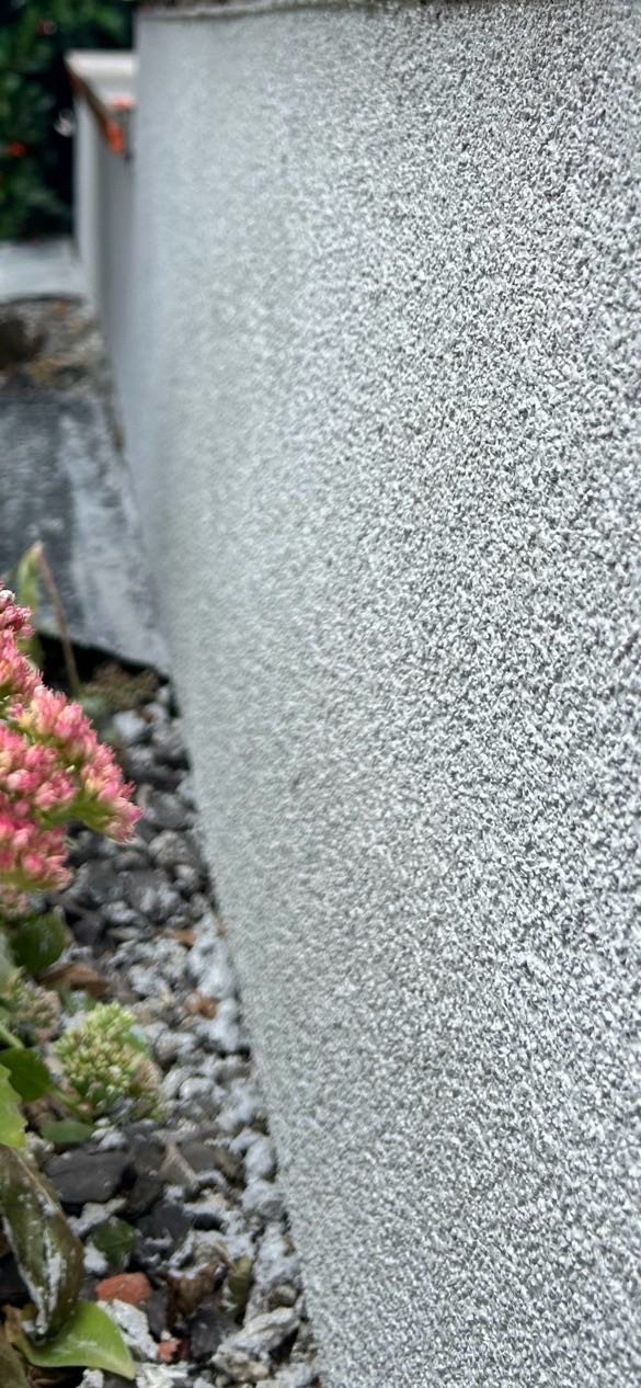 Silicone render finish