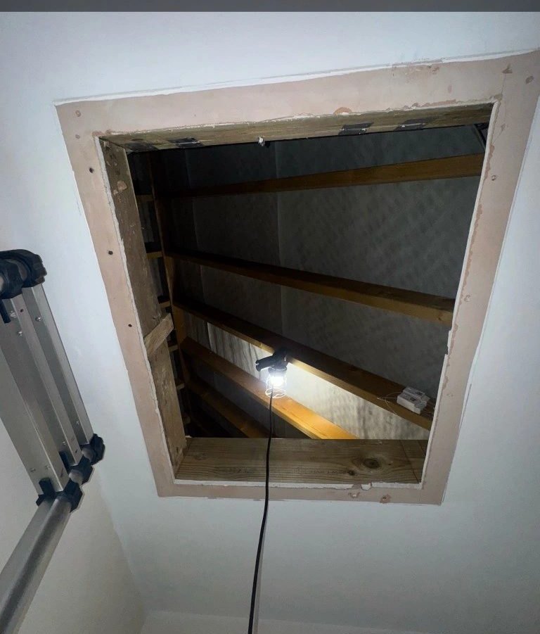 Loft hatch fitted
