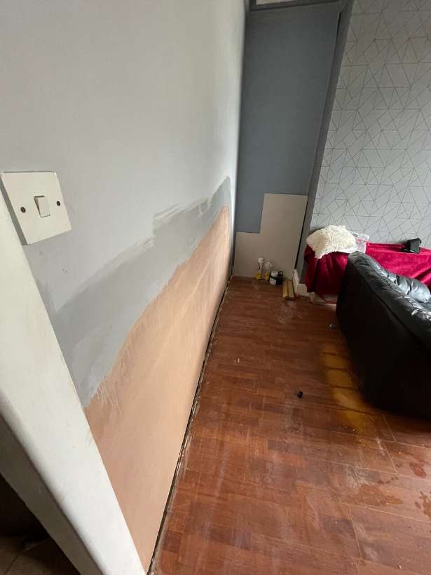 Living room skimmed