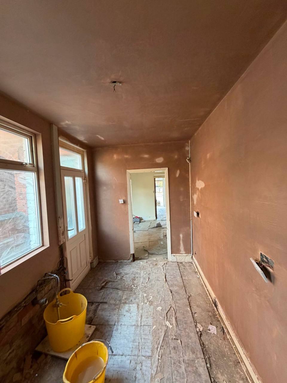 Plastering work carried out by S. Lakin